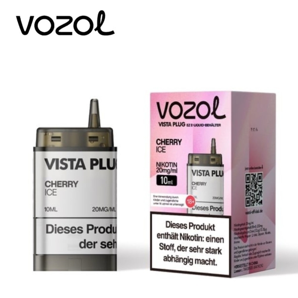 Vozol Vista Plug Ez - Cherry Ice - Pods 20mg